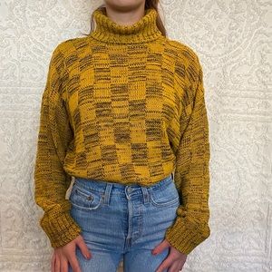 Missguided ASOS Mustard Turtleneck Sweater